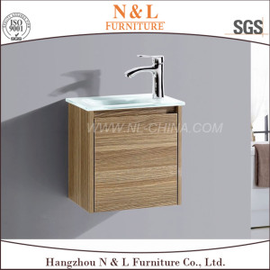 N&L 2017 Wall Mounted MDF Bathroom Vanity with Melamine