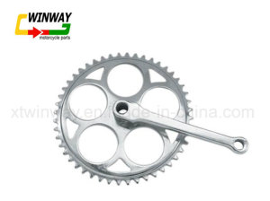 Hot Selling Steel Cp Chainwheel and Crank for Bicycle