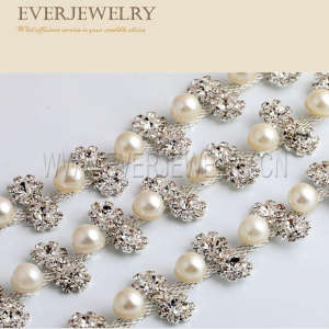 Popular Fancy Rhinestone Cup Chain for Garment